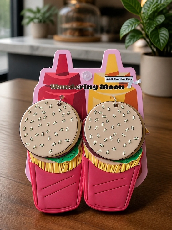 Other - Wandering Moon Burger & Fries Bag Tags